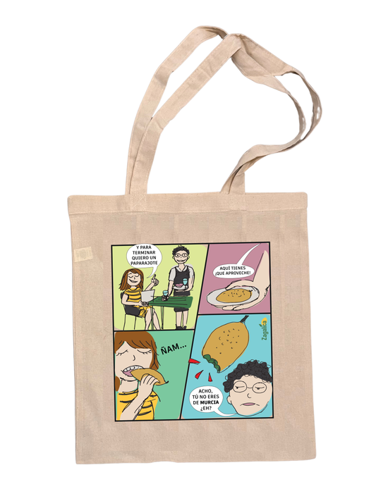 Pack camiseta "made in Murcia" + Tote Bag "Paparajote"