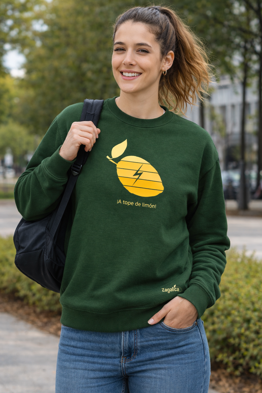 Sudadera "¡A tope de limón!" - Unisex